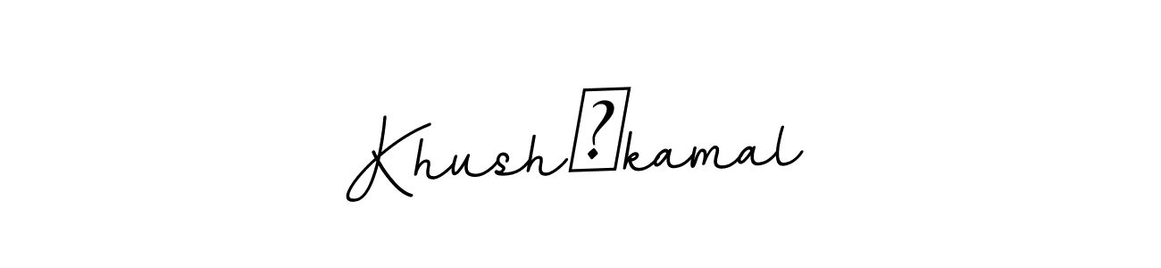 This is the best signature style for the Khush♥kamal name. Also you like these signature font (BallpointsItalic-DORy9). Mix name signature. Khush♥kamal signature style 11 images and pictures png