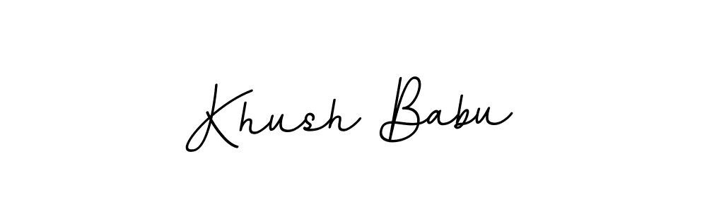 Also You can easily find your signature by using the search form. We will create Khush Babu name handwritten signature images for you free of cost using BallpointsItalic-DORy9 sign style. Khush Babu signature style 11 images and pictures png