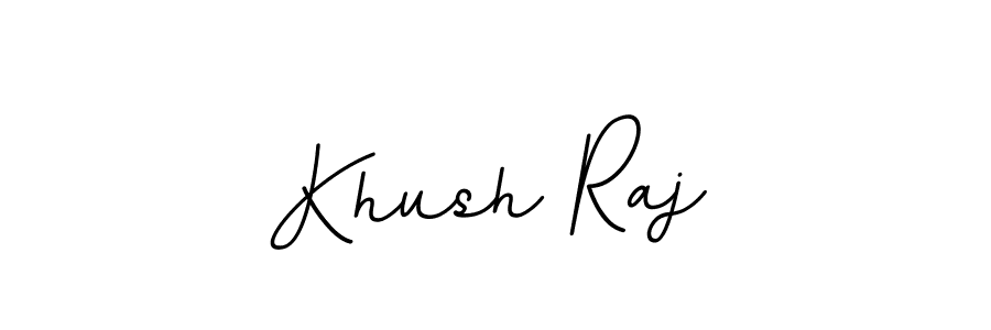 Design your own signature with our free online signature maker. With this signature software, you can create a handwritten (BallpointsItalic-DORy9) signature for name Khush Raj. Khush Raj signature style 11 images and pictures png