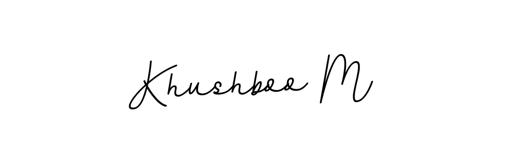 How to Draw Khushboo M signature style? BallpointsItalic-DORy9 is a latest design signature styles for name Khushboo M. Khushboo M signature style 11 images and pictures png