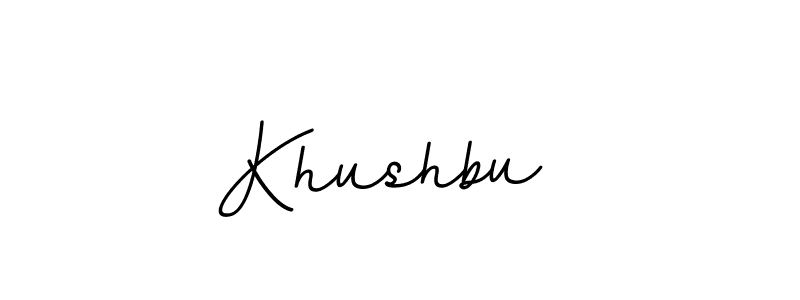 Khushbu  stylish signature style. Best Handwritten Sign (BallpointsItalic-DORy9) for my name. Handwritten Signature Collection Ideas for my name Khushbu . Khushbu  signature style 11 images and pictures png