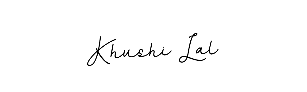 It looks lik you need a new signature style for name Khushi Lal. Design unique handwritten (BallpointsItalic-DORy9) signature with our free signature maker in just a few clicks. Khushi Lal signature style 11 images and pictures png