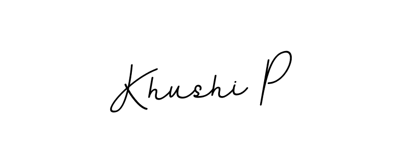 You can use this online signature creator to create a handwritten signature for the name Khushi P. This is the best online autograph maker. Khushi P signature style 11 images and pictures png