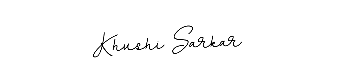 Make a beautiful signature design for name Khushi Sarkar. Use this online signature maker to create a handwritten signature for free. Khushi Sarkar signature style 11 images and pictures png