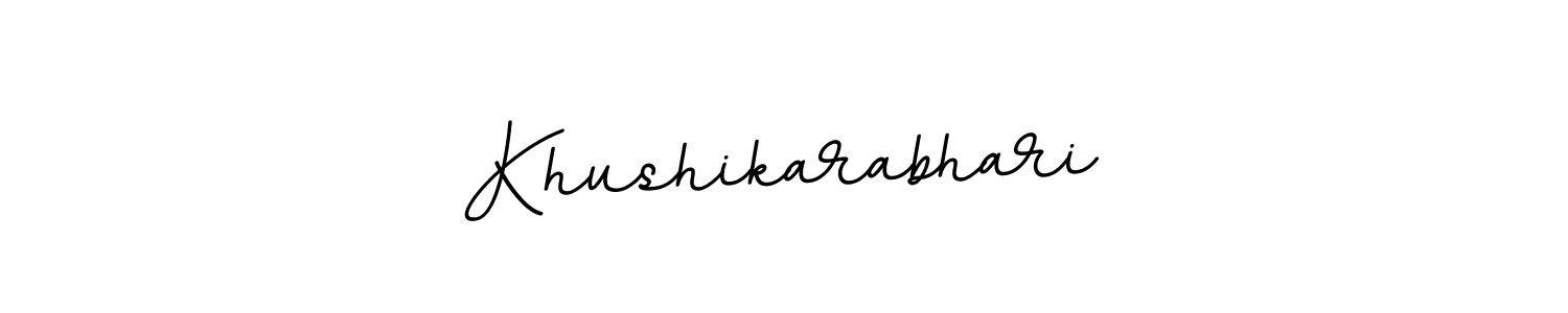 Also we have Khushikarabhari name is the best signature style. Create professional handwritten signature collection using BallpointsItalic-DORy9 autograph style. Khushikarabhari signature style 11 images and pictures png