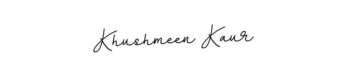 You can use this online signature creator to create a handwritten signature for the name Khushmeen Kaur. This is the best online autograph maker. Khushmeen Kaur signature style 11 images and pictures png