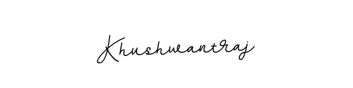 How to make Khushwantraj name signature. Use BallpointsItalic-DORy9 style for creating short signs online. This is the latest handwritten sign. Khushwantraj signature style 11 images and pictures png