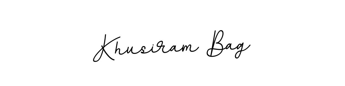 It looks lik you need a new signature style for name Khusiram Bag. Design unique handwritten (BallpointsItalic-DORy9) signature with our free signature maker in just a few clicks. Khusiram Bag signature style 11 images and pictures png