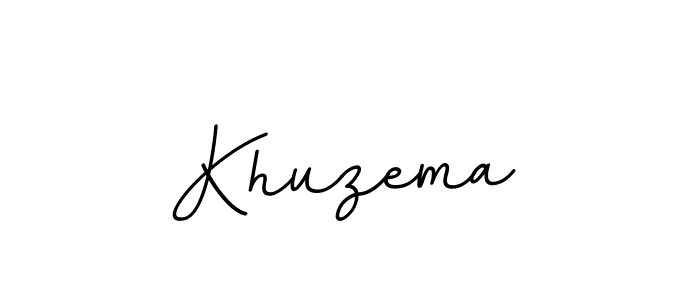 Create a beautiful signature design for name Khuzema. With this signature (BallpointsItalic-DORy9) fonts, you can make a handwritten signature for free. Khuzema signature style 11 images and pictures png