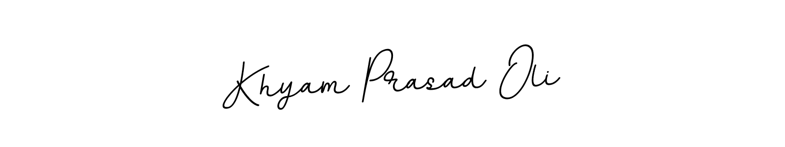 How to make Khyam Prasad Oli signature? BallpointsItalic-DORy9 is a professional autograph style. Create handwritten signature for Khyam Prasad Oli name. Khyam Prasad Oli signature style 11 images and pictures png