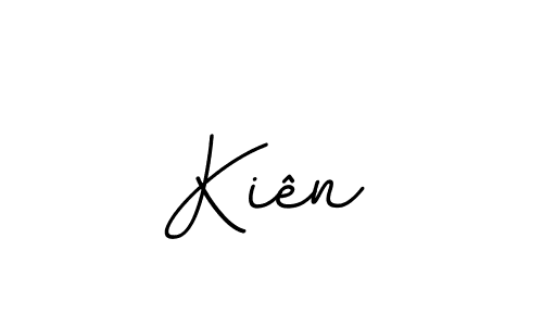Kiên stylish signature style. Best Handwritten Sign (BallpointsItalic-DORy9) for my name. Handwritten Signature Collection Ideas for my name Kiên. Kiên signature style 11 images and pictures png