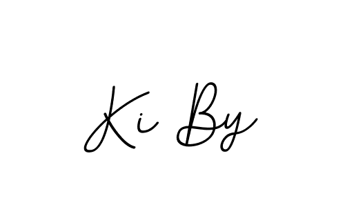 How to make Ki By signature? BallpointsItalic-DORy9 is a professional autograph style. Create handwritten signature for Ki By name. Ki By signature style 11 images and pictures png