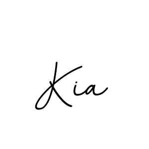 Make a beautiful signature design for name Kia. With this signature (BallpointsItalic-DORy9) style, you can create a handwritten signature for free. Kia signature style 11 images and pictures png