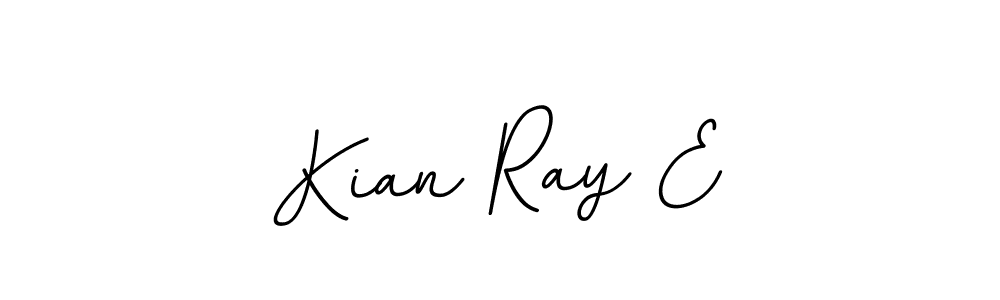 Use a signature maker to create a handwritten signature online. With this signature software, you can design (BallpointsItalic-DORy9) your own signature for name Kian Ray E. Kian Ray E signature style 11 images and pictures png