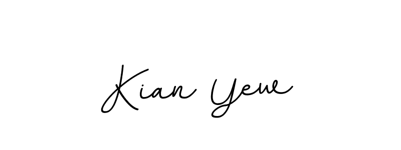 Kian Yew stylish signature style. Best Handwritten Sign (BallpointsItalic-DORy9) for my name. Handwritten Signature Collection Ideas for my name Kian Yew. Kian Yew signature style 11 images and pictures png