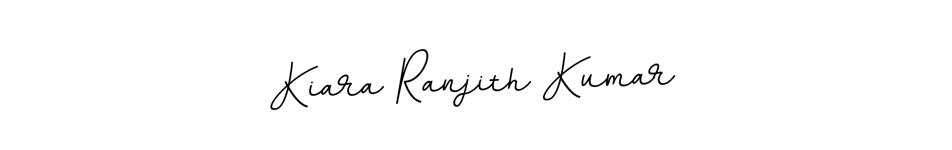 How to make Kiara Ranjith Kumar name signature. Use BallpointsItalic-DORy9 style for creating short signs online. This is the latest handwritten sign. Kiara Ranjith Kumar signature style 11 images and pictures png