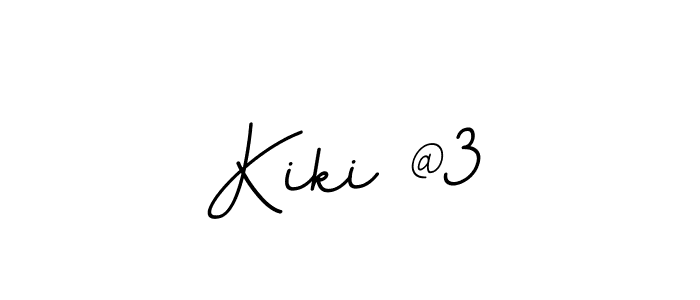 The best way (BallpointsItalic-DORy9) to make a short signature is to pick only two or three words in your name. The name Kiki @3 include a total of six letters. For converting this name. Kiki @3 signature style 11 images and pictures png