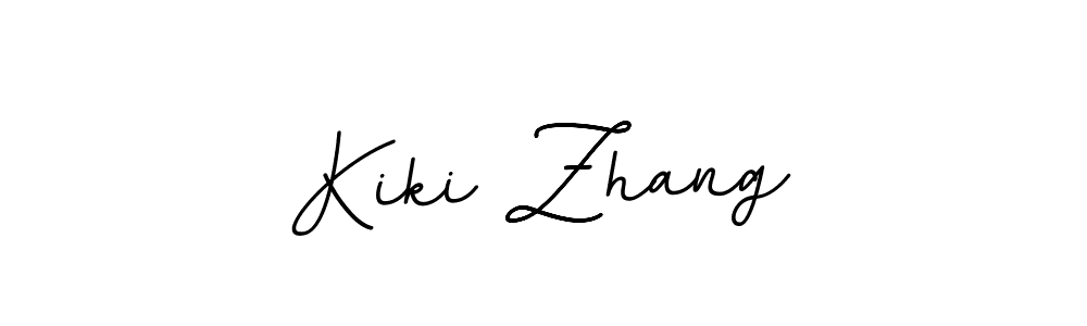 How to make Kiki Zhang name signature. Use BallpointsItalic-DORy9 style for creating short signs online. This is the latest handwritten sign. Kiki Zhang signature style 11 images and pictures png