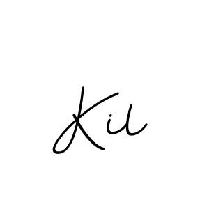 Create a beautiful signature design for name Kil. With this signature (BallpointsItalic-DORy9) fonts, you can make a handwritten signature for free. Kil signature style 11 images and pictures png