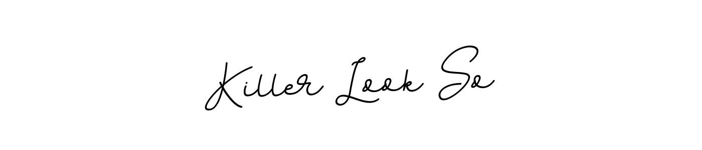 Check out images of Autograph of Killer Look So name. Actor Killer Look So Signature Style. BallpointsItalic-DORy9 is a professional sign style online. Killer Look So signature style 11 images and pictures png