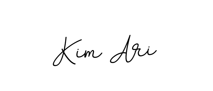 Make a beautiful signature design for name Kim Ari. With this signature (BallpointsItalic-DORy9) style, you can create a handwritten signature for free. Kim Ari signature style 11 images and pictures png