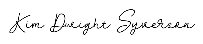 Personalize your online presence with Kim Dwight Syverson signature rendered in elegant BallpointsItalic-DORy9 font. Great for website footers and blogs. Kim Dwight Syverson signature style 11 images and pictures png