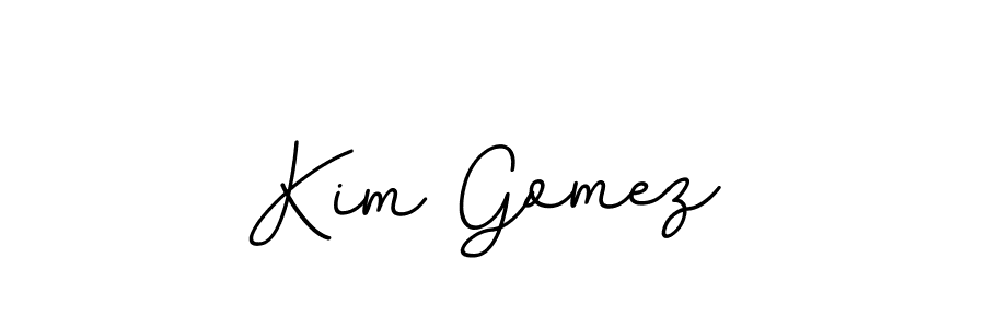 Design your own signature with our free online signature maker. With this signature software, you can create a handwritten (BallpointsItalic-DORy9) signature for name Kim Gomez. Kim Gomez signature style 11 images and pictures png