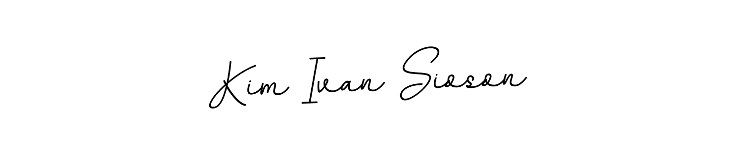 You should practise on your own different ways (BallpointsItalic-DORy9) to write your name (Kim Ivan Sioson) in signature. don't let someone else do it for you. Kim Ivan Sioson signature style 11 images and pictures png