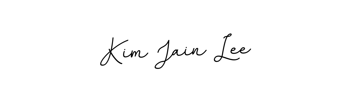 Kim Jain Lee stylish signature style. Best Handwritten Sign (BallpointsItalic-DORy9) for my name. Handwritten Signature Collection Ideas for my name Kim Jain Lee. Kim Jain Lee signature style 11 images and pictures png