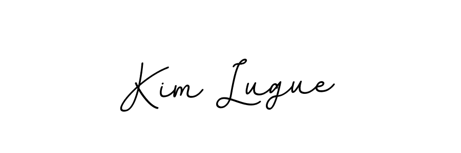 You should practise on your own different ways (BallpointsItalic-DORy9) to write your name (Kim Lugue) in signature. don't let someone else do it for you. Kim Lugue signature style 11 images and pictures png