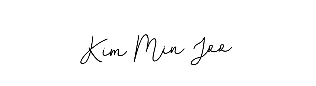 Make a beautiful signature design for name Kim Min Joo. With this signature (BallpointsItalic-DORy9) style, you can create a handwritten signature for free. Kim Min Joo signature style 11 images and pictures png