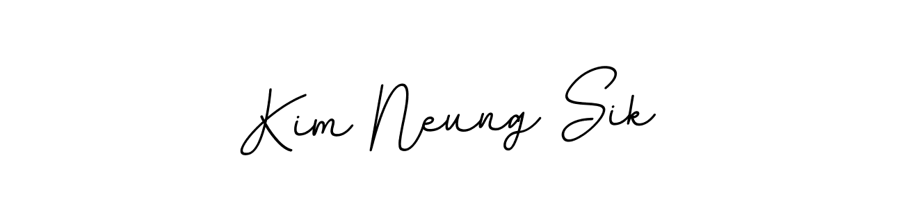 Create a beautiful signature design for name Kim Neung Sik. With this signature (BallpointsItalic-DORy9) fonts, you can make a handwritten signature for free. Kim Neung Sik signature style 11 images and pictures png