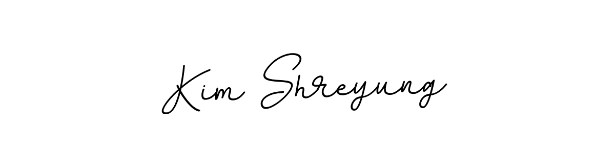 It looks lik you need a new signature style for name Kim Shreyung. Design unique handwritten (BallpointsItalic-DORy9) signature with our free signature maker in just a few clicks. Kim Shreyung signature style 11 images and pictures png