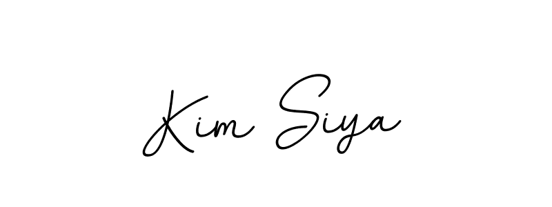 Also You can easily find your signature by using the search form. We will create Kim Siya name handwritten signature images for you free of cost using BallpointsItalic-DORy9 sign style. Kim Siya signature style 11 images and pictures png