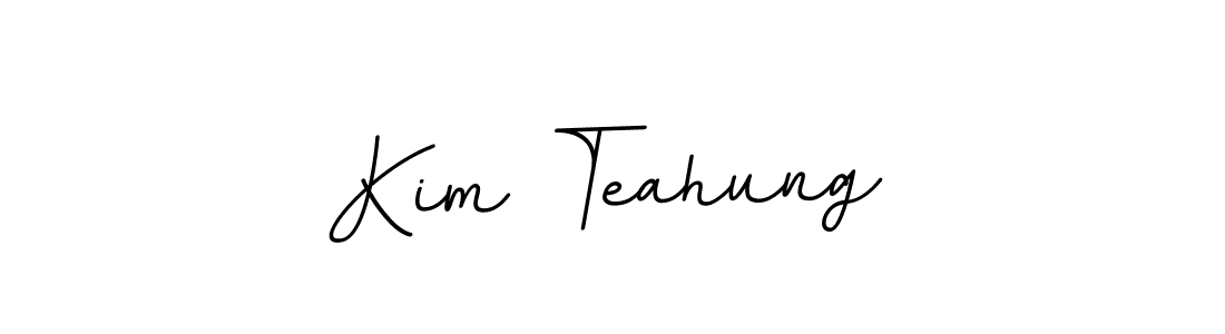 How to Draw Kim Teahung signature style? BallpointsItalic-DORy9 is a latest design signature styles for name Kim Teahung. Kim Teahung signature style 11 images and pictures png