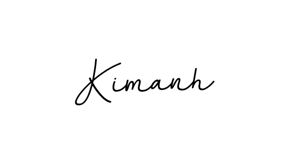 How to make Kimanh name signature. Use BallpointsItalic-DORy9 style for creating short signs online. This is the latest handwritten sign. Kimanh signature style 11 images and pictures png