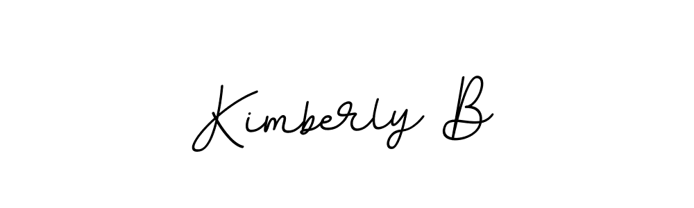 Make a beautiful signature design for name Kimberly B. Use this online signature maker to create a handwritten signature for free. Kimberly B signature style 11 images and pictures png