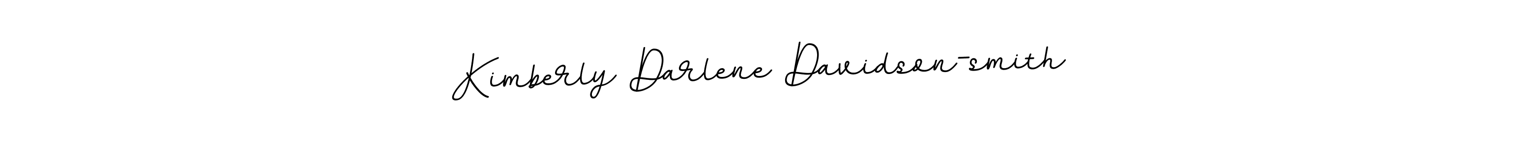 if you are searching for the best signature style for your name Kimberly Darlene Davidson-smith. so please give up your signature search. here we have designed multiple signature styles  using BallpointsItalic-DORy9. Kimberly Darlene Davidson-smith signature style 11 images and pictures png