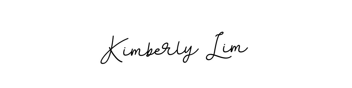 Design your own signature with our free online signature maker. With this signature software, you can create a handwritten (BallpointsItalic-DORy9) signature for name Kimberly Lim. Kimberly Lim signature style 11 images and pictures png