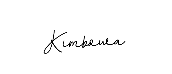 Kimbowa stylish signature style. Best Handwritten Sign (BallpointsItalic-DORy9) for my name. Handwritten Signature Collection Ideas for my name Kimbowa. Kimbowa signature style 11 images and pictures png