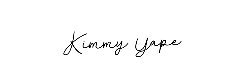 The best way (BallpointsItalic-DORy9) to make a short signature is to pick only two or three words in your name. The name Kimmy Yape include a total of six letters. For converting this name. Kimmy Yape signature style 11 images and pictures png