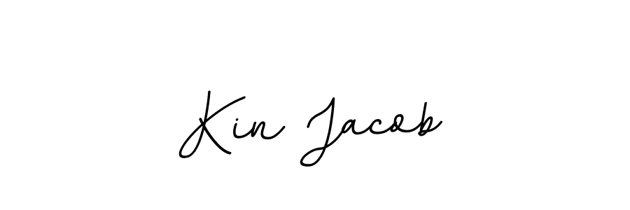 Design your own signature with our free online signature maker. With this signature software, you can create a handwritten (BallpointsItalic-DORy9) signature for name Kin Jacob. Kin Jacob signature style 11 images and pictures png