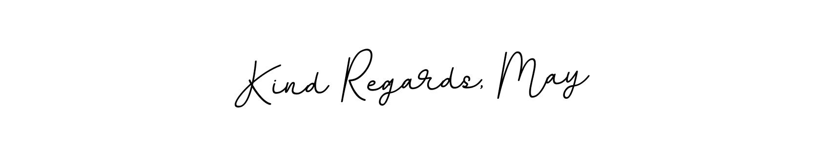 Also we have Kind Regards, May name is the best signature style. Create professional handwritten signature collection using BallpointsItalic-DORy9 autograph style. Kind Regards, May signature style 11 images and pictures png