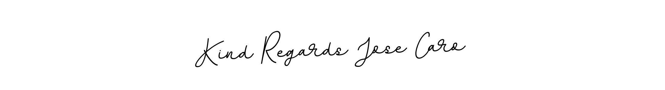 Check out images of Autograph of Kind Regards Jose Caro name. Actor Kind Regards Jose Caro Signature Style. BallpointsItalic-DORy9 is a professional sign style online. Kind Regards Jose Caro signature style 11 images and pictures png