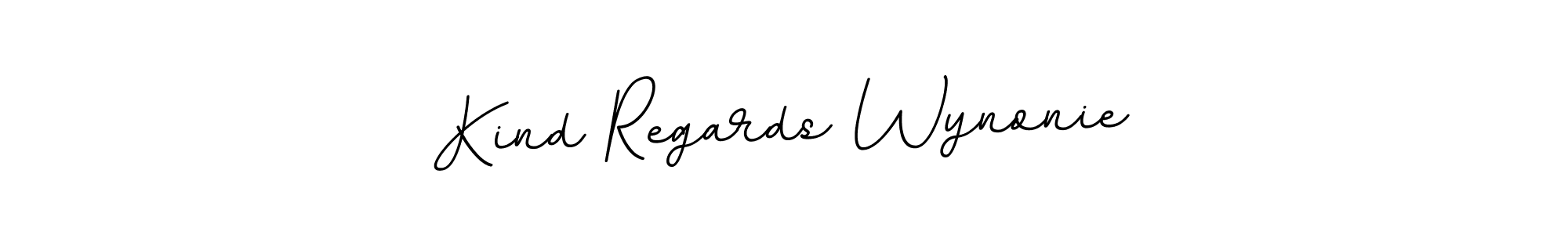 How to Draw Kind Regards Wynonie signature style? BallpointsItalic-DORy9 is a latest design signature styles for name Kind Regards Wynonie. Kind Regards Wynonie signature style 11 images and pictures png