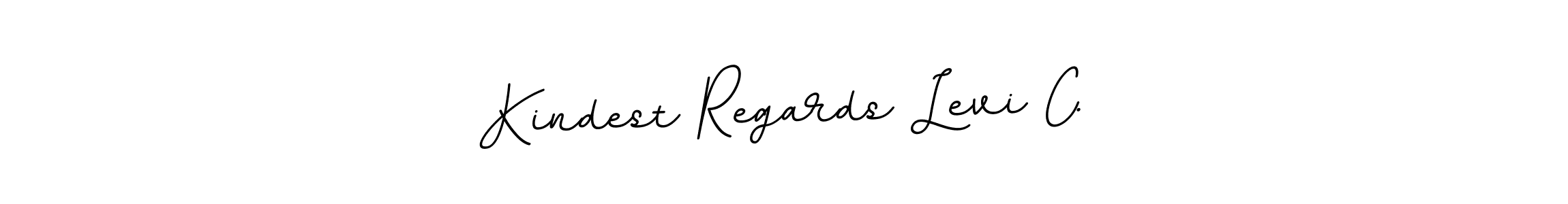 How to make Kindest Regards Levi C. signature? BallpointsItalic-DORy9 is a professional autograph style. Create handwritten signature for Kindest Regards Levi C. name. Kindest Regards Levi C. signature style 11 images and pictures png