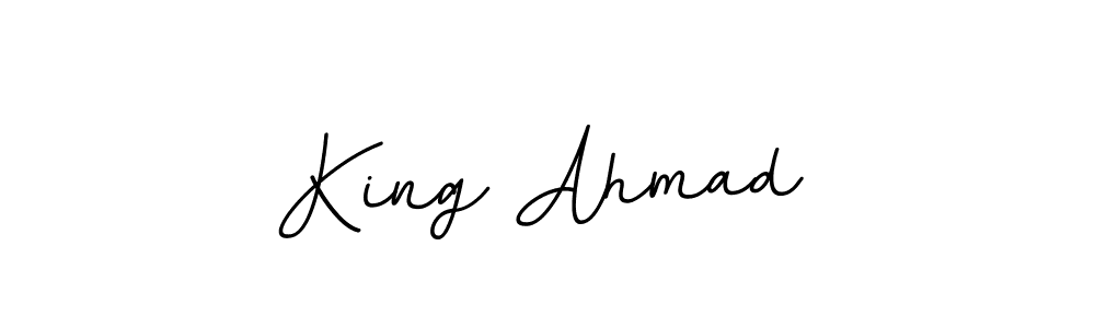 Also we have King Ahmad name is the best signature style. Create professional handwritten signature collection using BallpointsItalic-DORy9 autograph style. King Ahmad signature style 11 images and pictures png