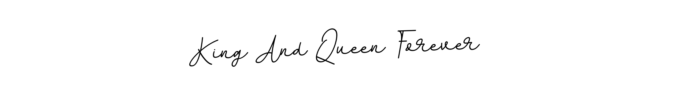 This is the best signature style for the King And Queen Forever name. Also you like these signature font (BallpointsItalic-DORy9). Mix name signature. King And Queen Forever signature style 11 images and pictures png