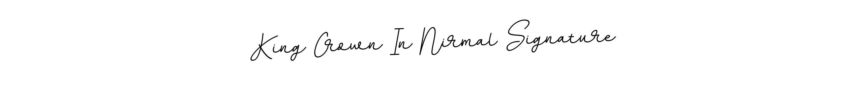 Make a beautiful signature design for name King Crown In Nirmal Signature. Use this online signature maker to create a handwritten signature for free. King Crown In Nirmal Signature signature style 11 images and pictures png