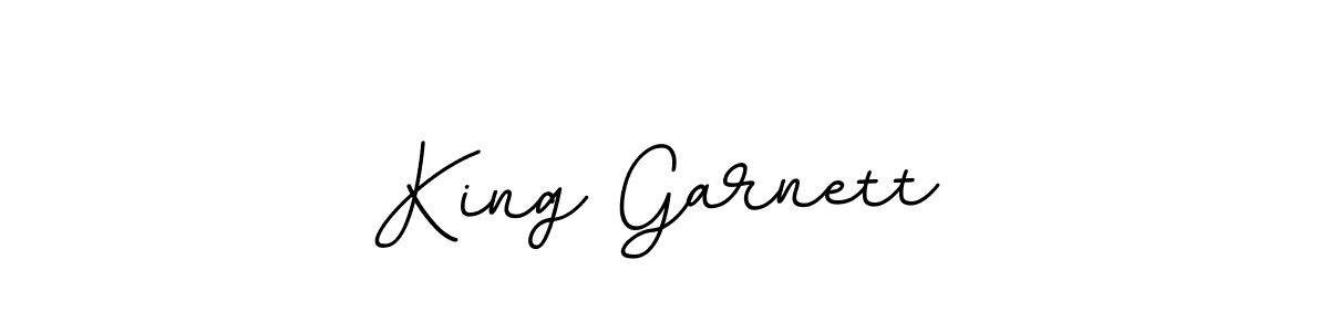 How to make King Garnett name signature. Use BallpointsItalic-DORy9 style for creating short signs online. This is the latest handwritten sign. King Garnett signature style 11 images and pictures png